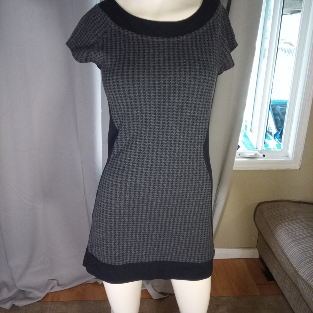 Chic Black and Gray Dress